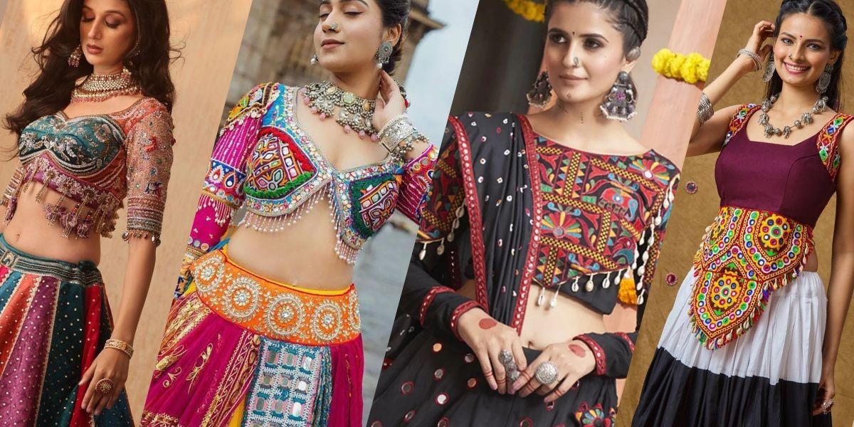 How to Style a Blouse for Navratri Garba with Lehenga or Skirt