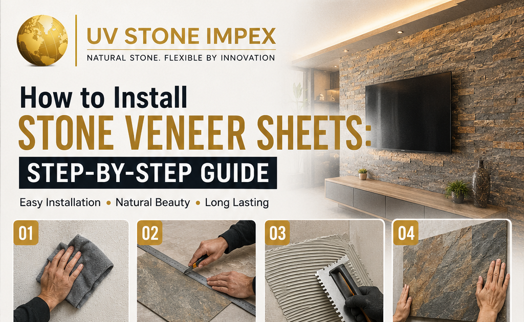 How to Install Stone Veneer Sheets: Step-by-Step Guide