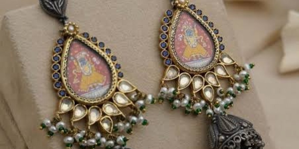 Gold Plated Silver Earrings and Handpainted Earrings: A Modern Jewelry Guide