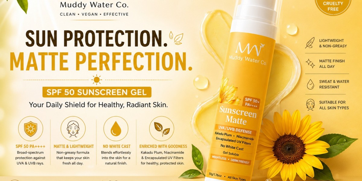SPF 50 Sunscreen for Face | Matte Sunscreen SPF 50 by Muddy Water