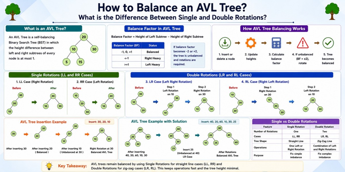 AVL Tree Example: Understanding Tree Balancing Step by Step