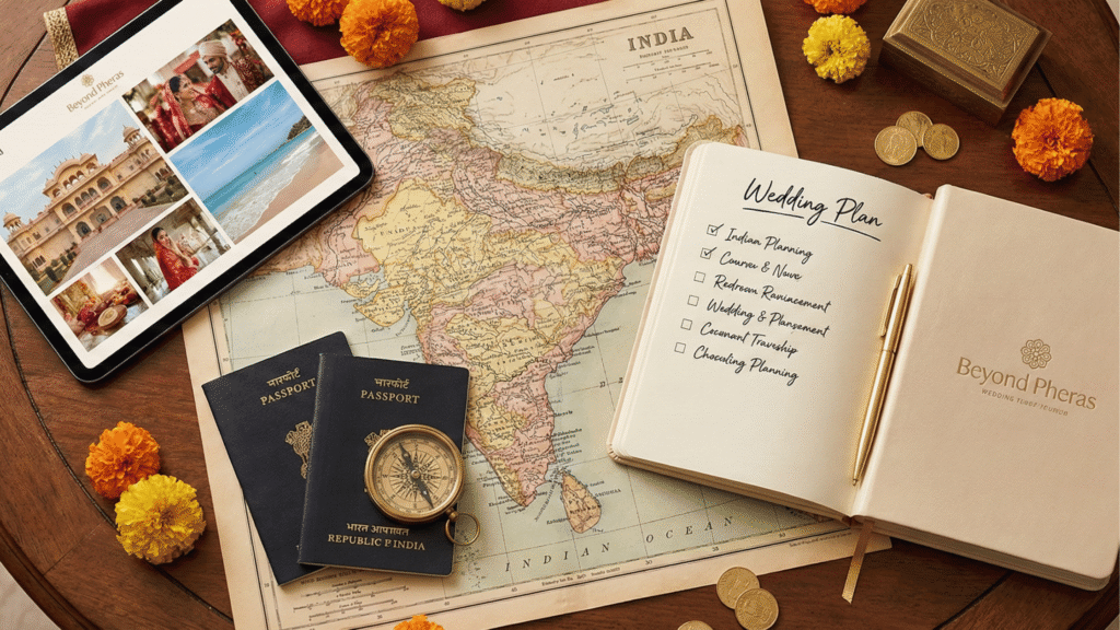 How to Plan a Destination Wedding in India for NRIs & International Couples - Beyond Pheras