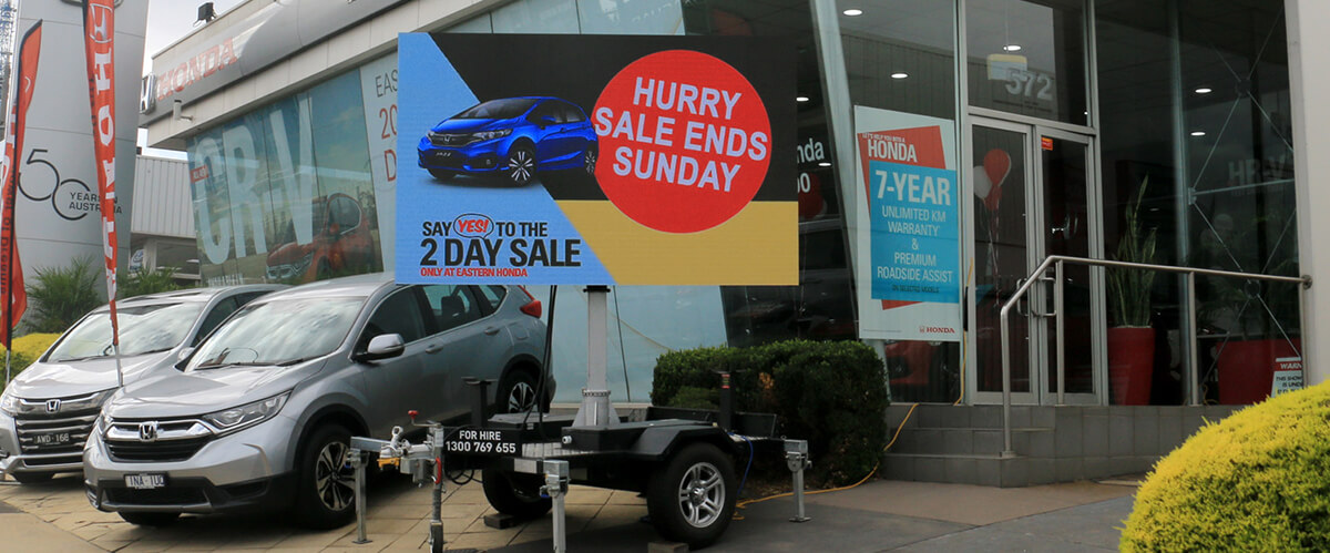 Outdoor LED Screen Hire Melbourne - LED Trailer Hire