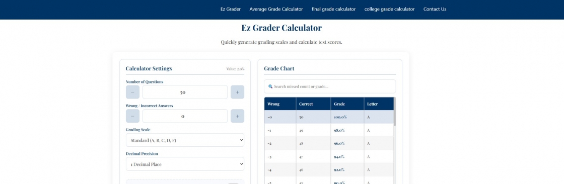 ezgrader calculator Cover Image