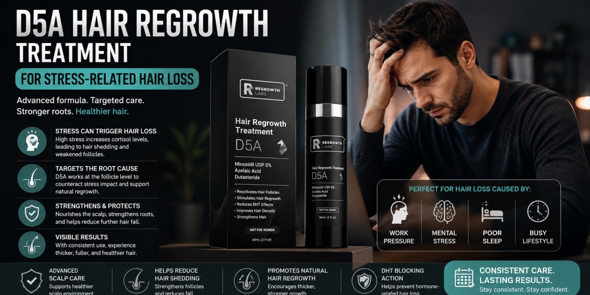 D5A Hair Regrowth Treatment for Stress-Related Hair Loss