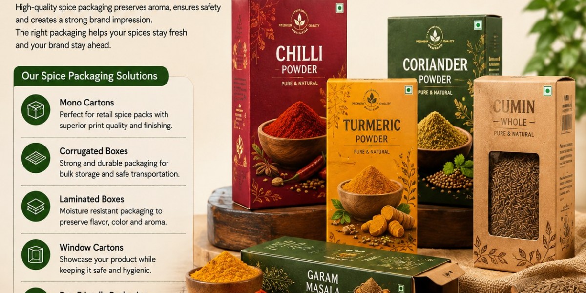 Best Spice Box Packaging Solutions for Spices Manufacturers in India
