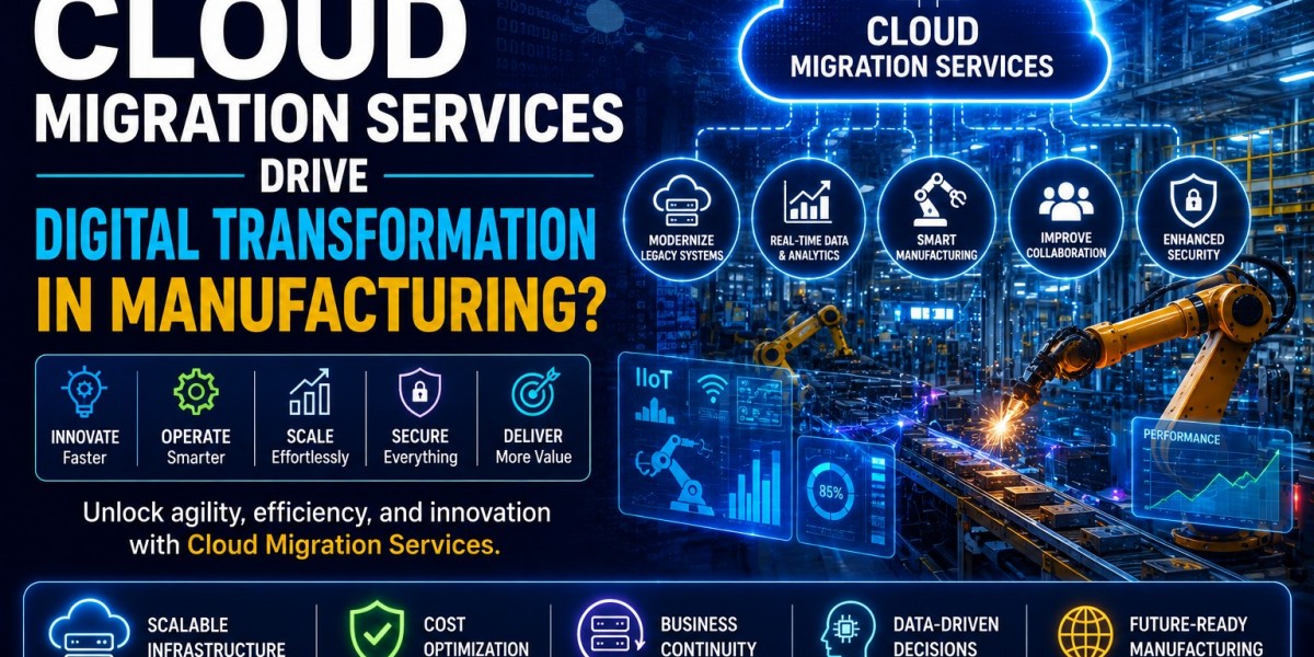 How cloud migration services drive digital transformation in manufacturing?