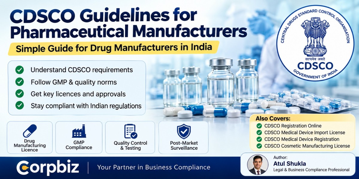 CDSCO Guidelines for Pharmaceutical Manufacturers: A Simple Guide
