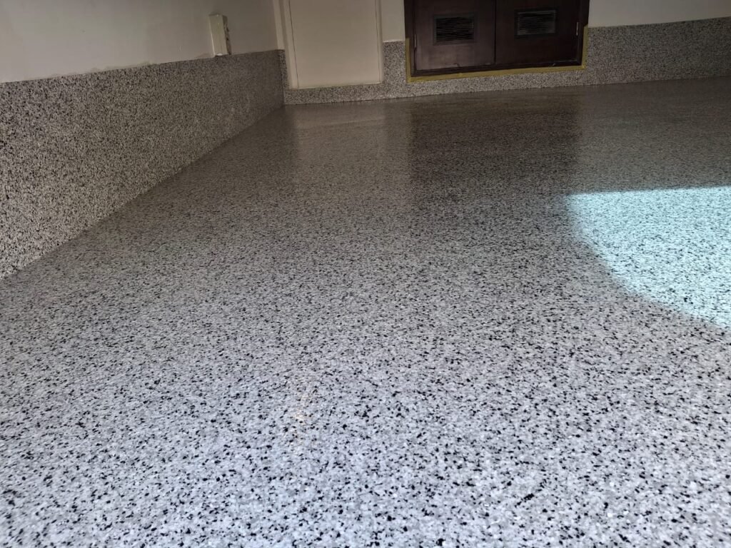 Epoxy Chips Flooring Dubai | Durable Epoxy Chip Floor Coating