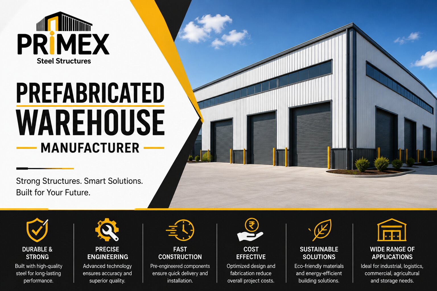 Prefabricated Warehouse Manufacturers in India