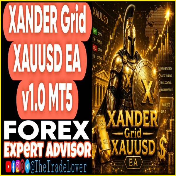 XANDER Grid XAUUSD EA v1.0 MT5 (Works on Build 6061) | Forex Robot | MT5 Expert Advisor - The Trade Lovers
