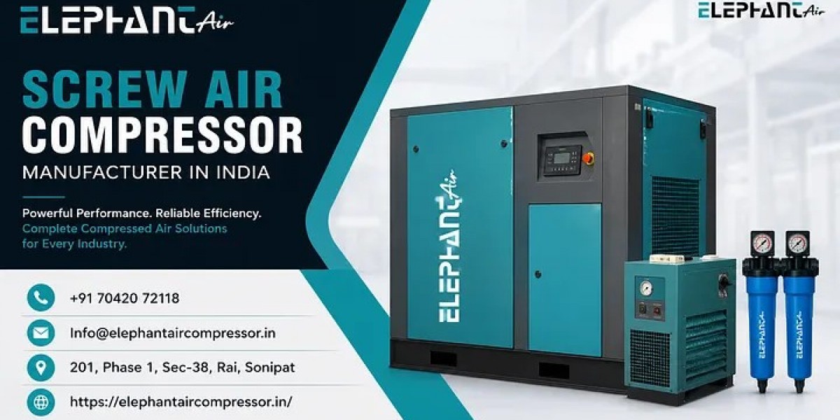 Portable Screw Air Compressor in Sonipat | Elephant Air