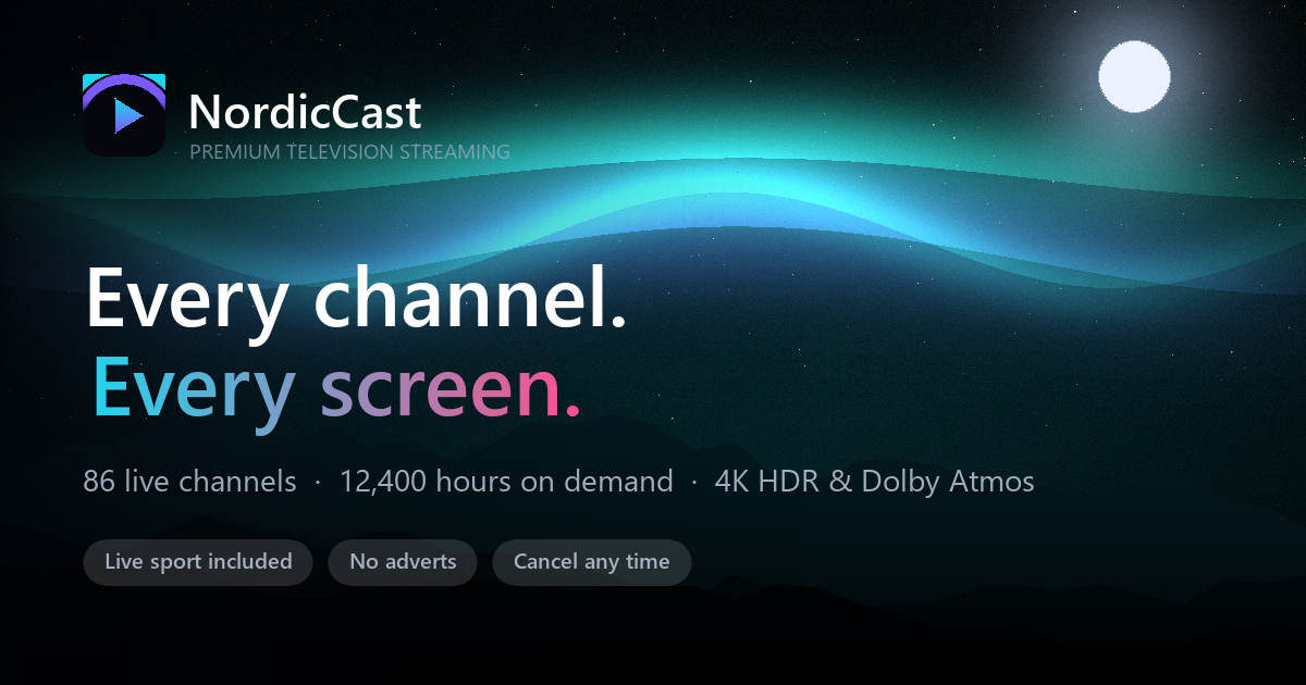 Best IPTV Norway & Nordic 2026 | NordicCast Free Trial