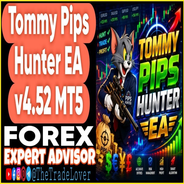 Tommy Pips Hunter EA V4.52 MT5 (Works on Build 6061) | Forex Robot | MT5 Expert Advisor - The Trade Lovers