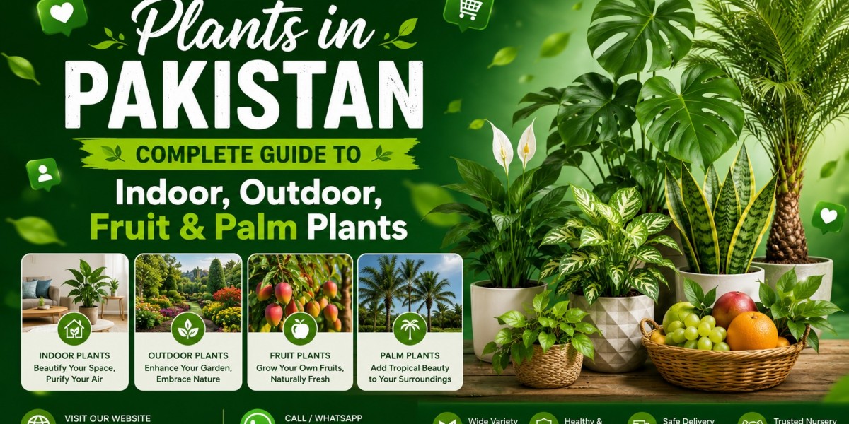 Plants in Pakistan: Complete Guide to Indoor, Outdoor, Fruit & Palm Plants